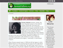 Tablet Screenshot of doreenvaliente.org